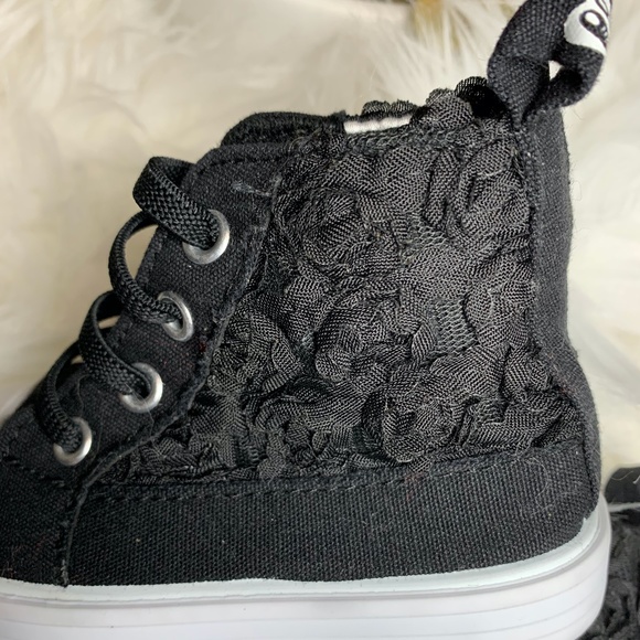 Black Toddler Hightops - Picture 3 of 5